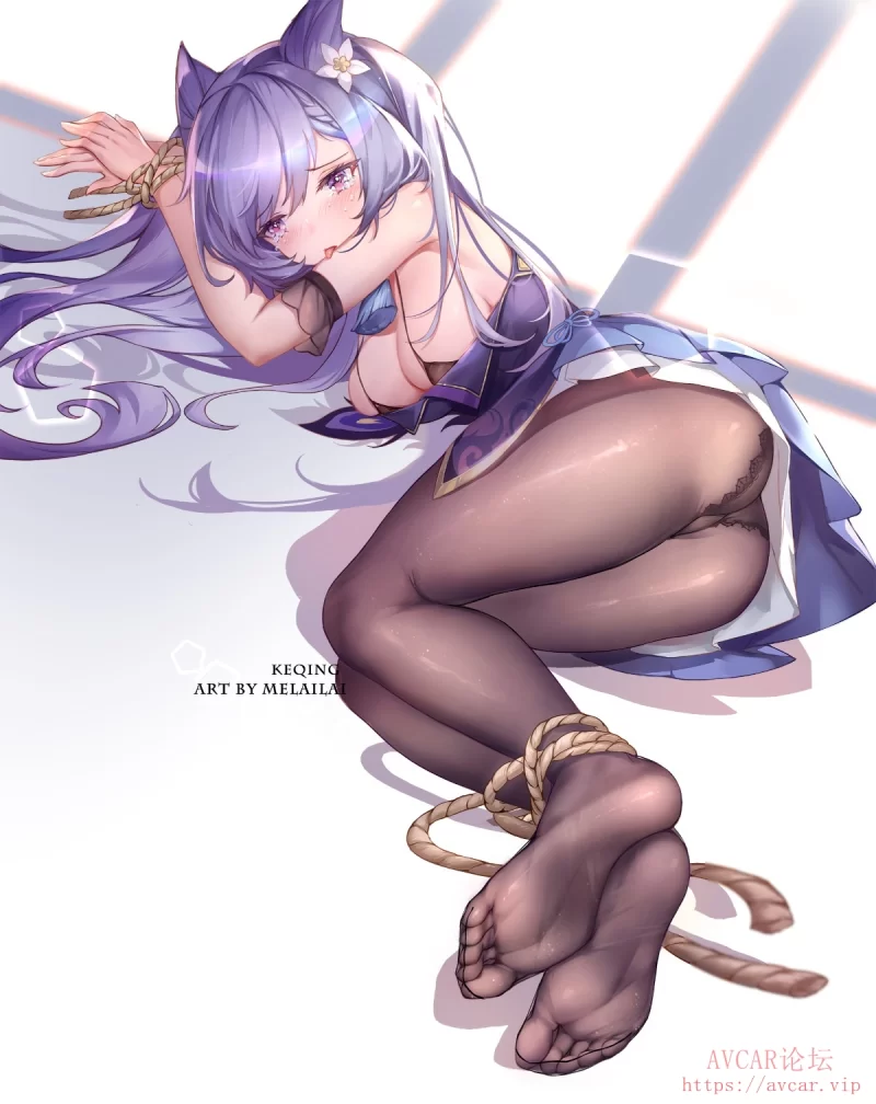 yande.re 694293 asian_clothes bondage bra feet genshin_impact keqing melailai op.jpg